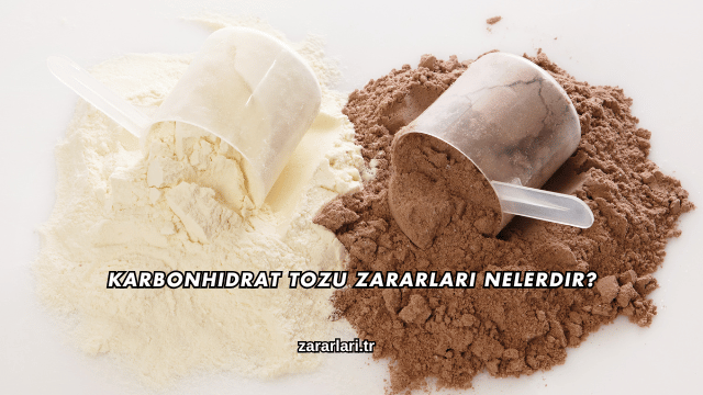 Karbonhidrat Tozu Zararları Nelerdir?