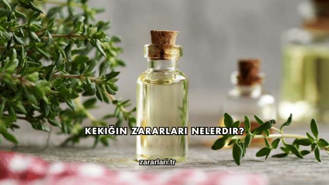 Kekiğin Zararları Nelerdir?