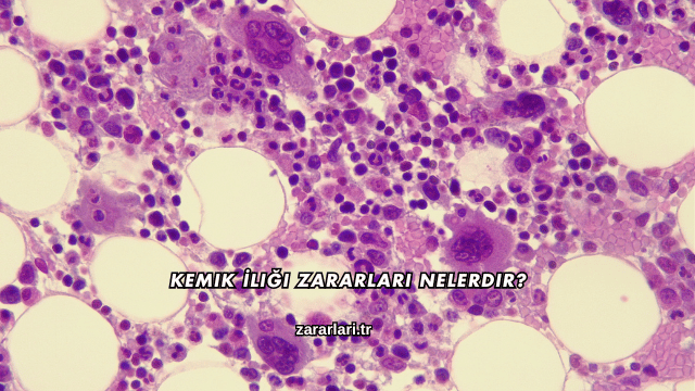 Kemik İliği Zararları Nelerdir?