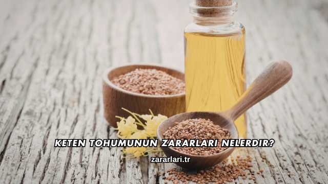 Keten Tohumunun Zararları Nelerdir?