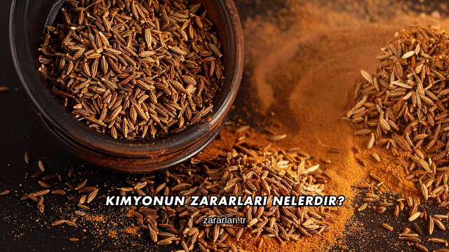 Kimyonun Zararları Nelerdir?