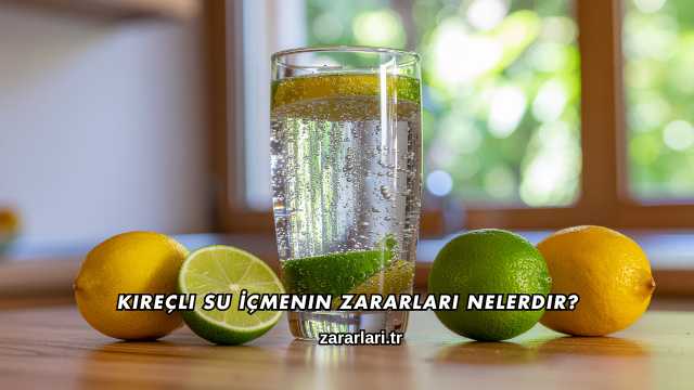 Kireçli Su İçmenin Zararları Nelerdir?
