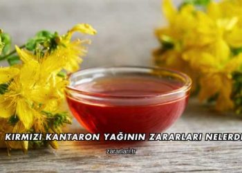 Kırmızı Kantaron Yağının Zararları Nelerdir