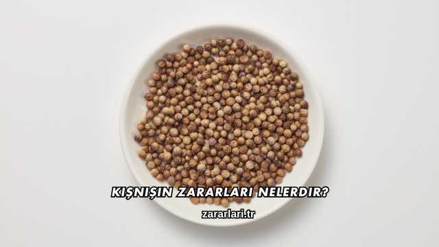 Kişnişin Zararları Nelerdir?