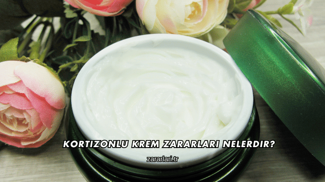 Kortizonlu Krem Zararları Nelerdir?