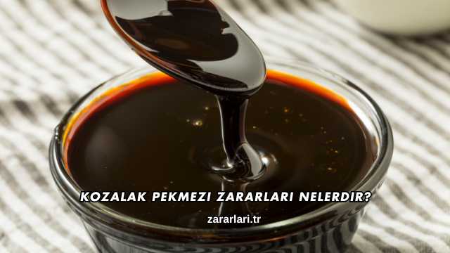 Kozalak Pekmezi Zararları Nelerdir?