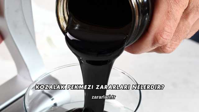 Kozalak Pekmezi Zararları Nelerdir?
