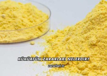Kükürtün Zararları Nelerdir?