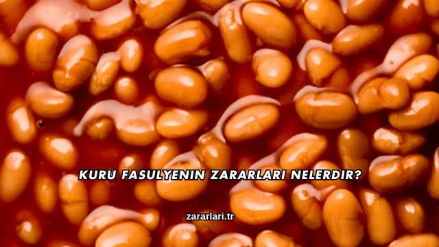 Kuru Fasulyenin Zararları Nelerdir?