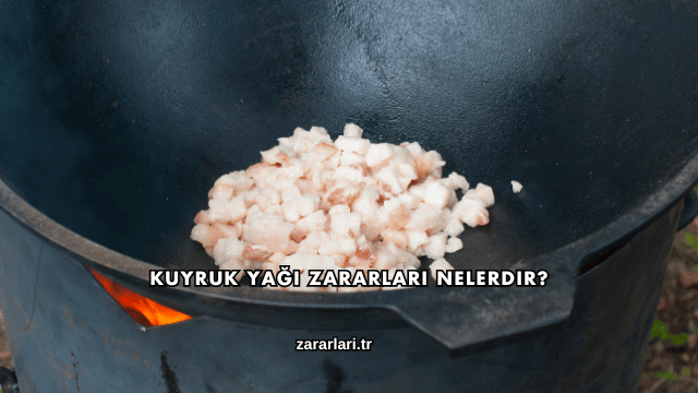 Kuyruk Yağı Zararları Nelerdir?