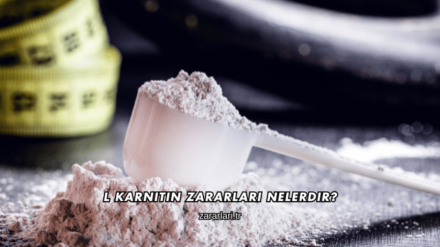 L Karnitin Zararları Nelerdir