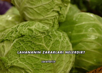 Lahananın Zararları Nelerdir?