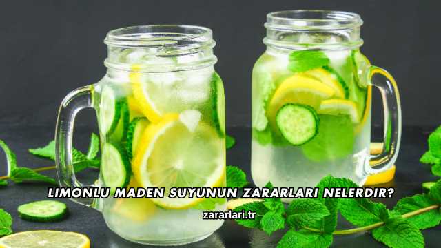Limonlu Maden Suyunun Zararları Nelerdir?