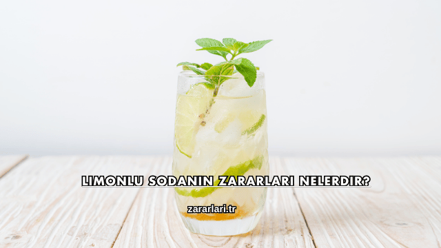 Limonlu Sodanın Zararları Nelerdir?