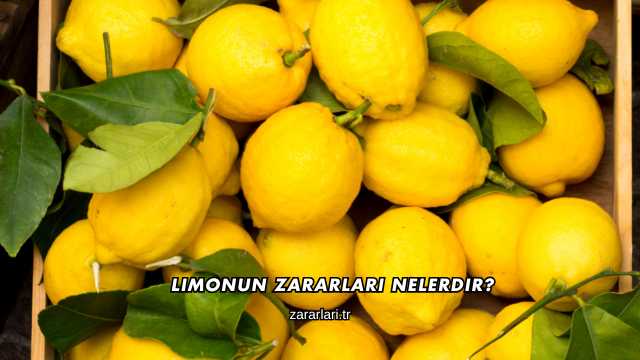 Limonun Zararları Nelerdir?