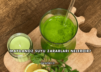 Maydanoz Suyu Zararları Nelerdir?