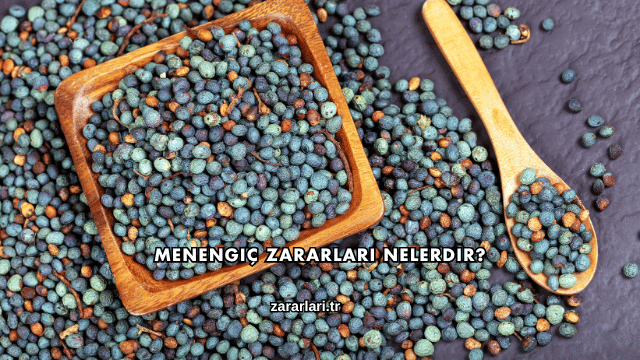 Menengiç Zararları Nelerdir?