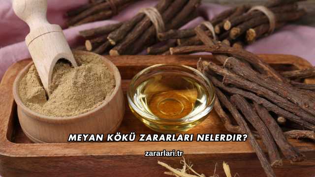 Meyan Kökü Zararları Nelerdir?