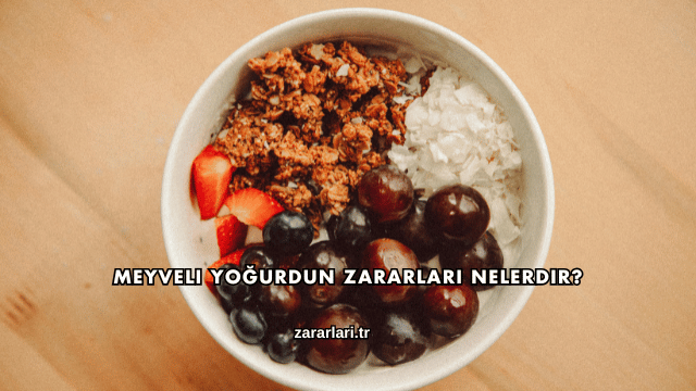 Meyveli Yoğurdun Zararları Nelerdir?
