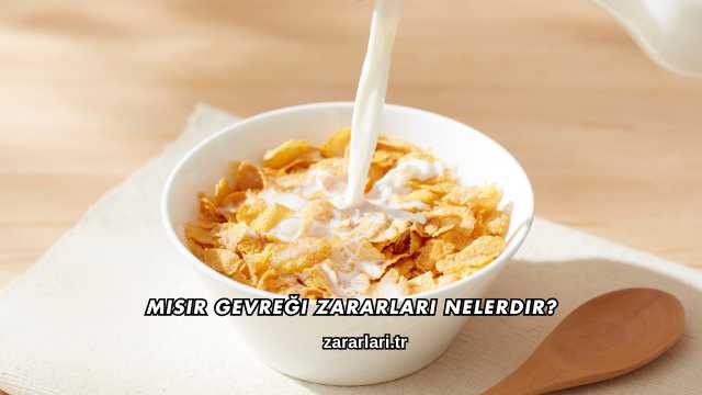 Mısır Gevreği Zararları Nelerdir?