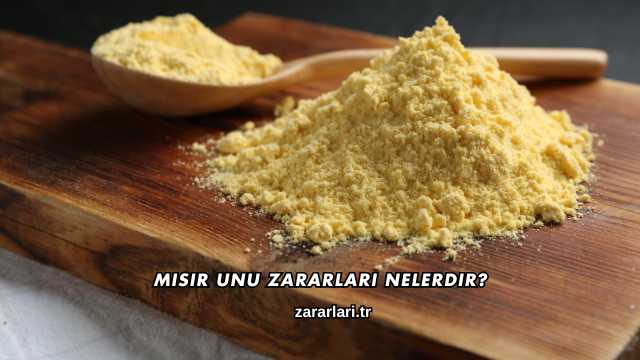 Mısır Unu Zararları Nelerdir?