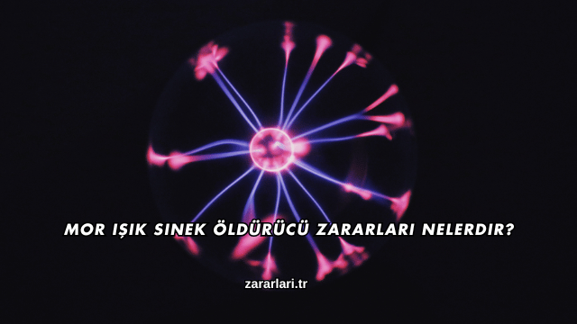 Mor Işık Sinek Öldürücü Zararları Nelerdir?