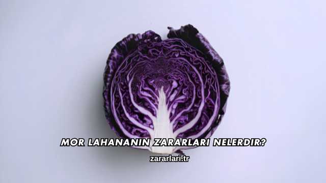 Mor Lahananın Zararları Nelerdir?