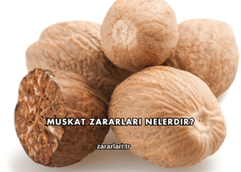 Muskat Zararları Nelerdir?
