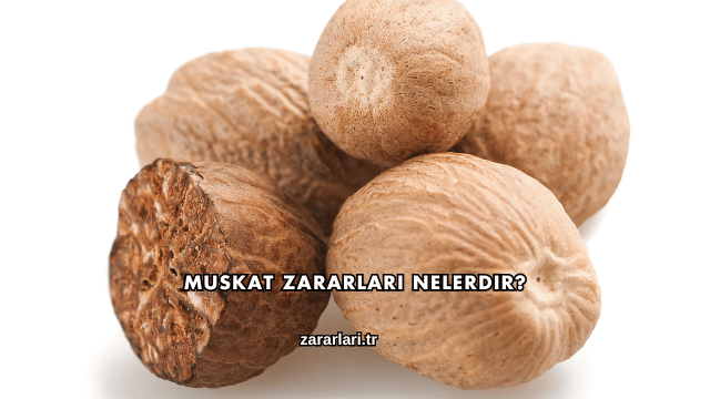 Muskat Zararları Nelerdir?