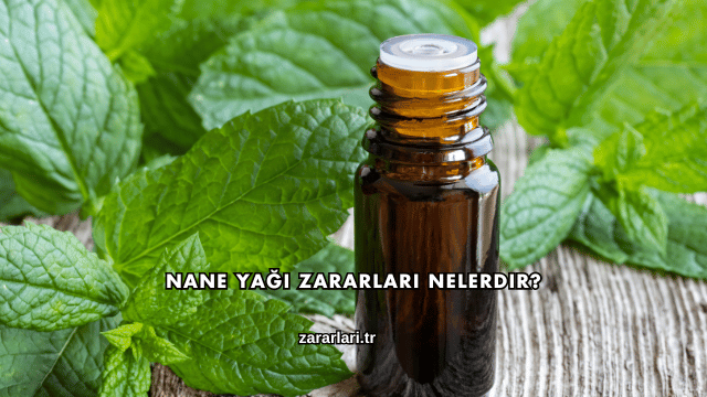 Nane Yağı Zararları Nelerdir?