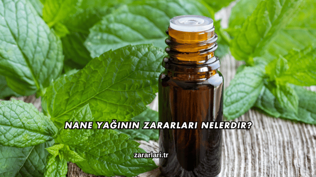 Nane Yağının Zararları Nelerdir?