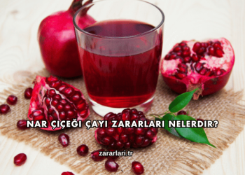 Nar Çiçeği Çayı Zararları Nelerdir?