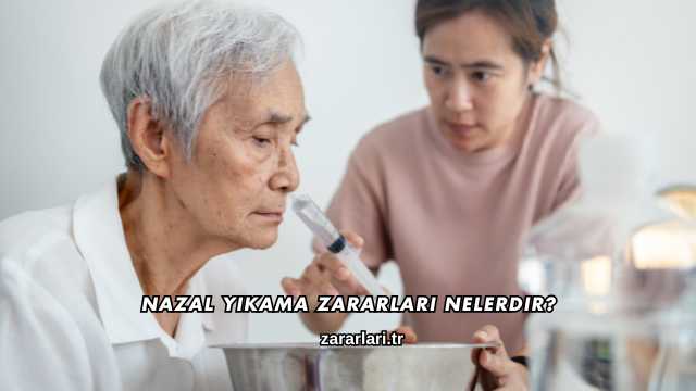 Nazal Yıkama Zararları Nelerdir?
