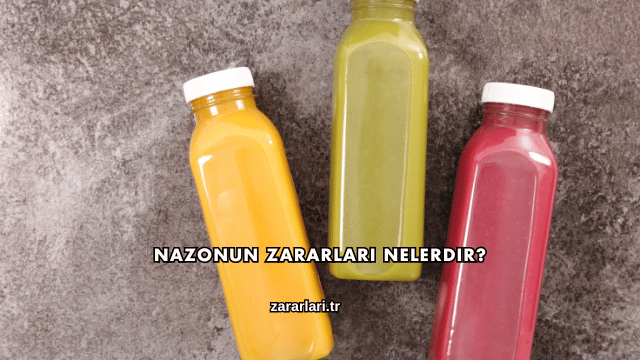 Nazonun Zararları Nelerdir?