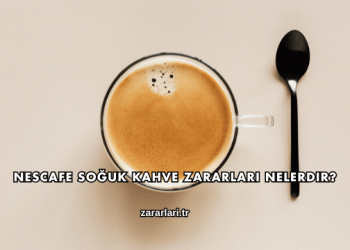 Nescafe Soğuk Kahve Zararları Nelerdir?