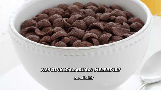 Nesquik Zararları Nelerdir?