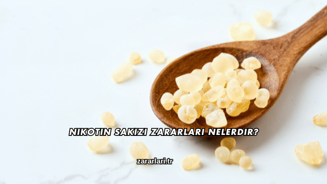 Nikotin Sakızı Zararları Nelerdir?