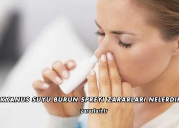 Okyanus Suyu Burun Spreyi Zararları Nelerdir?