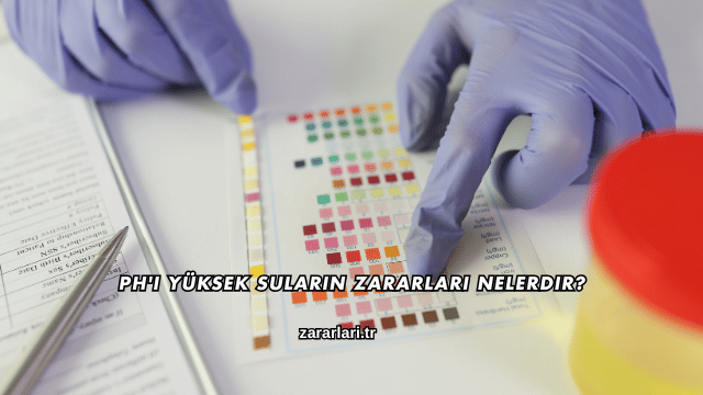 PH'ı Yüksek Suların Zararları Nelerdir?