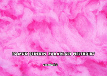 Pamuk Şekerin Zararları Nelerdir?