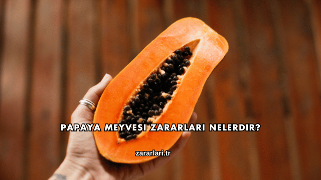 Papaya Meyvesi Zararları Nelerdir?