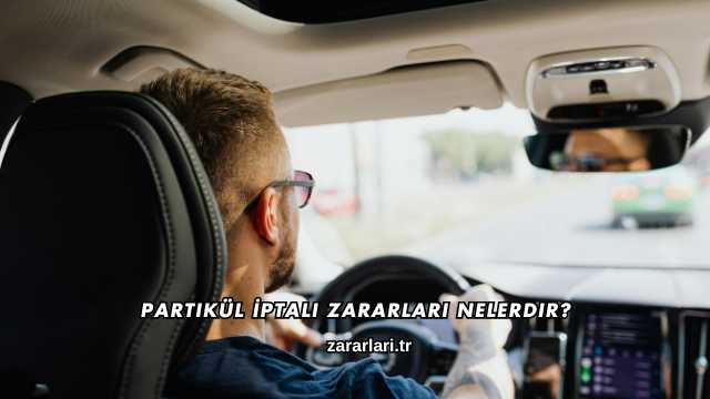 Partikül İptali Zararları Nelerdir?