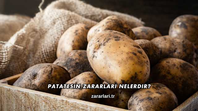 Patatesin Zararları Nelerdir?