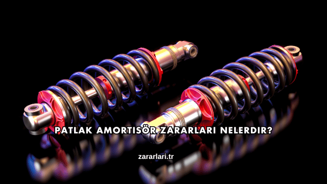 Patlak Amortisör Zararları Nelerdir?