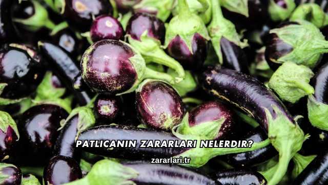 Patlıcanın Zararları Nelerdir?
