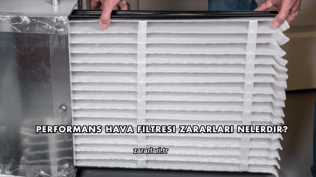 Performans Hava Filtresi Zararları Nelerdir?
