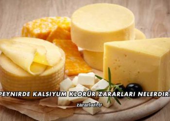 Peynirde Kalsiyum Klorür Zararları Nelerdir?