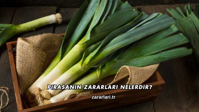 Pırasanın Zararları Nelerdir?