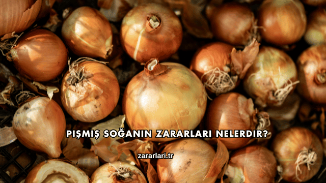 Pişmiş Soğanın Zararları Nelerdir?