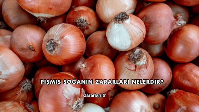 Pişmiş Soğanın Zararları Nelerdir?